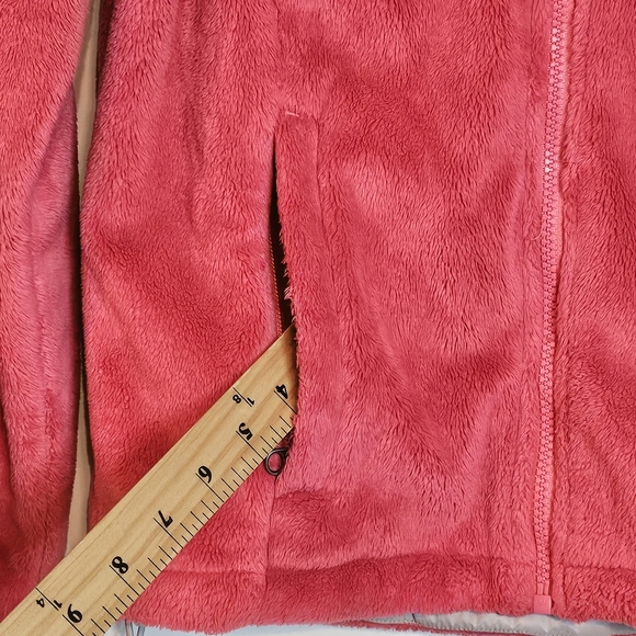 The North Face Hot Pink Fleece Jacket Full Zip Wmns Sz Small - Picture 3 of 13
